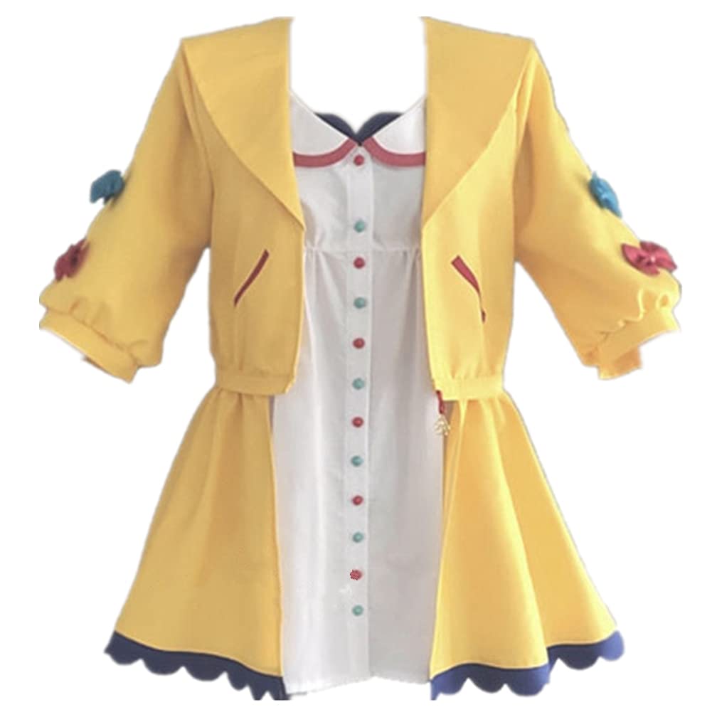 VTuber Inugami Korone Cosplay Costume - Cute Anime Uniform Outfit with Wig for Halloween, Carnival, Anime Conventions & YouTube Videos