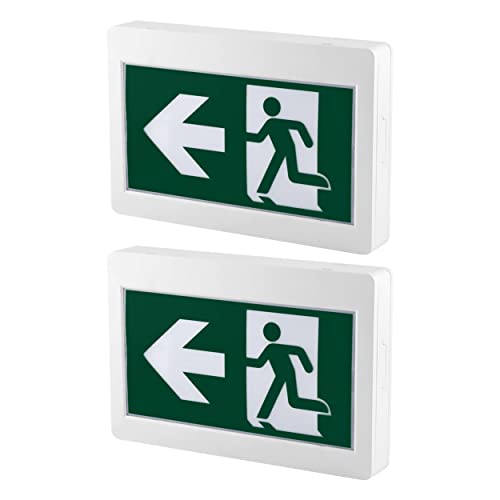 Running Man Exit Sign 2 Pack