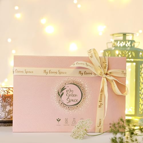 Premium Diwali Gift Hamper Set - Sweet Jasmine Butter, Red Sandalwood Saffron Scrub, Lemon Tea Tree Body Wash & Vegan Chocolates | Luxury Festive Combo Gift Box for Women & Men | Perfect for Diwali Celebrations, Housewarming, Birthday & Anniversary Gifts
