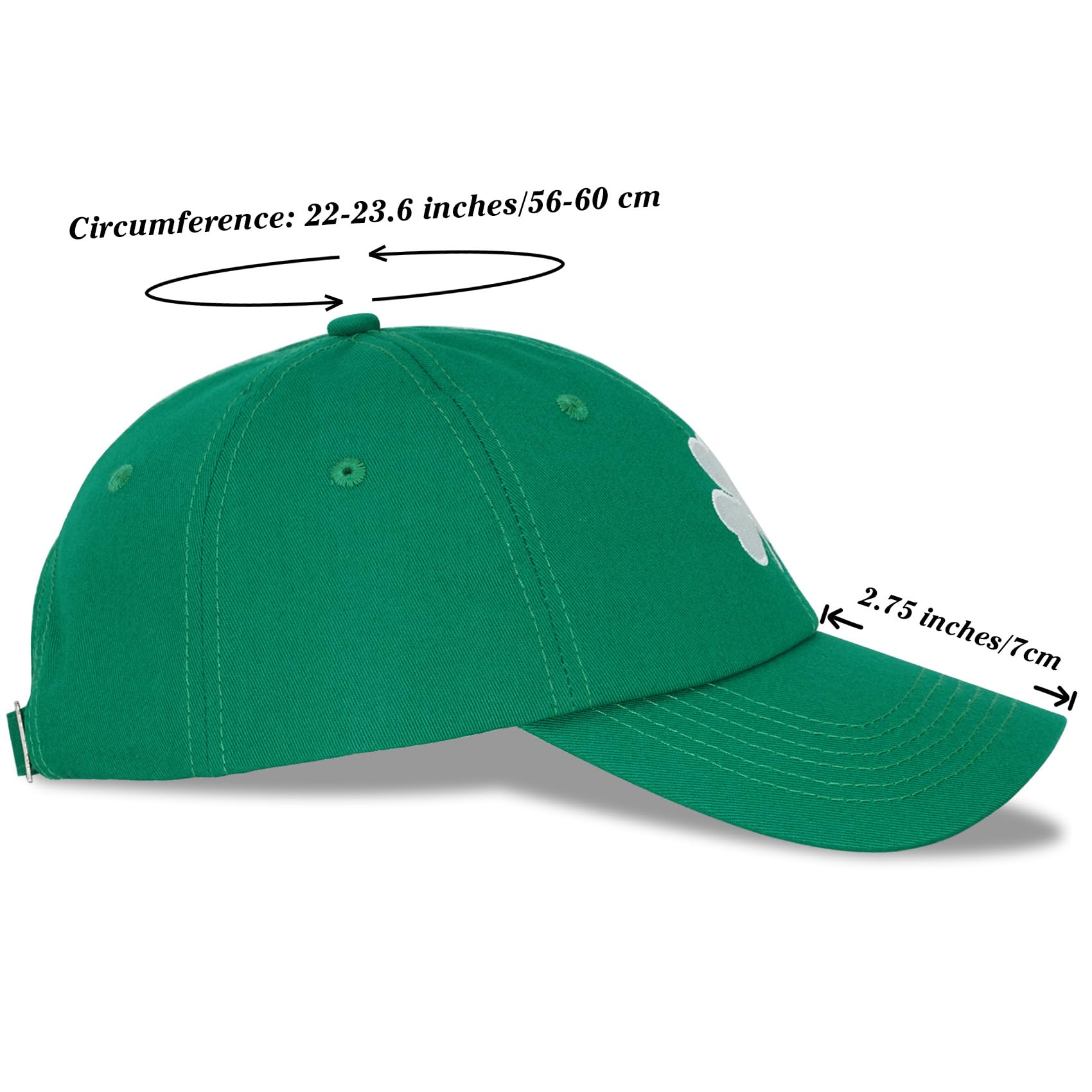 St. Patrick's Day Green Irish Baseball Cap for Men & Women - Shamrock Party Hat Accessories | Perfect for Parades, Pub Crawls & St. Paddy's Day Celebrations