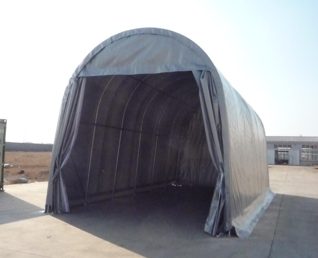 14'x30'x14' Heavy Duty PVC Storage Shelter Building - Waterproof, UV Resistant All Weather Protection for Outdoor Equipment, Vehicles & Garden Storage
