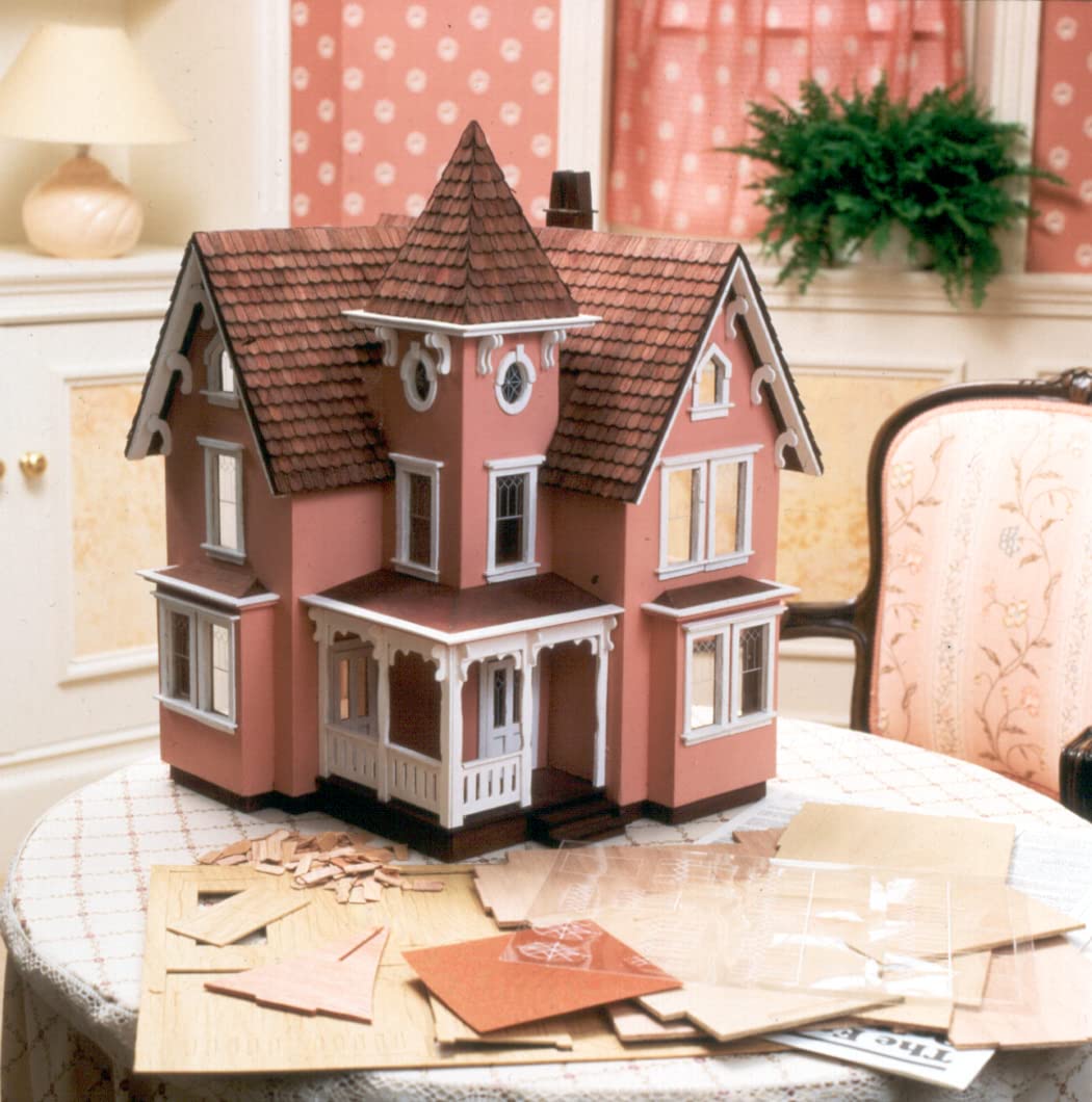 Greenleaf Fairfield Dollhouse Kit - 1/24 Scale Miniature Dollhouse for Collectors & Hobbyists | Perfect for Home Decoration, Gift Giving & Creative Play