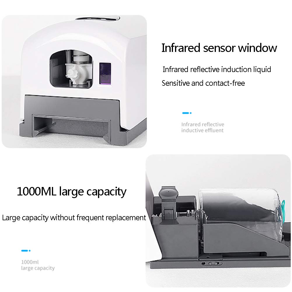 Automatic Non-Contact Foam Hand Sanitizer Dispenser - Touchless Soap Dispenser for Home, Office & Public Spaces | Wall-Mounted or Countertop Use | Ideal for Restaurants, Hospitals & Schools