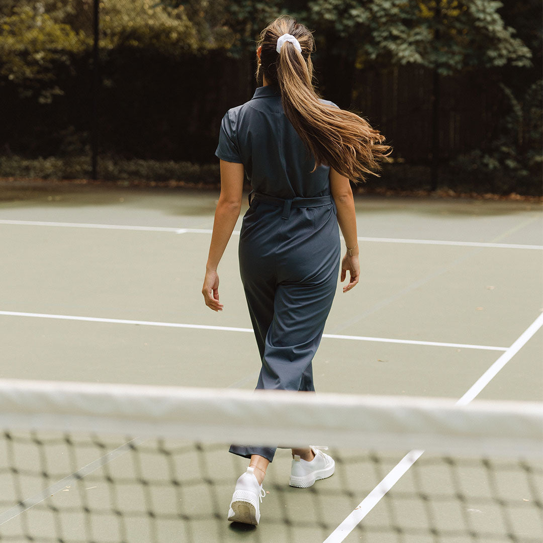 Stylish Women's Charcoal Jumpsuit - Trendy One Piece Romper for Casual Outings & Night Out | Perfect for Parties, Dates and Everyday Wear