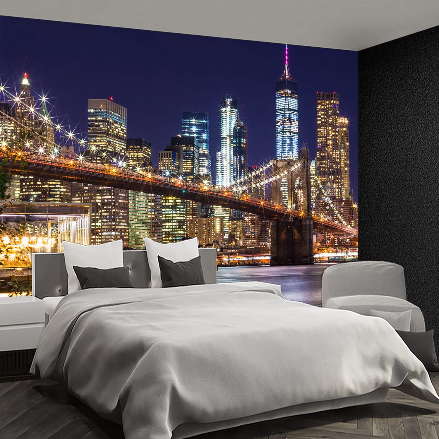 Brooklyn Bridge City View Mural - Extra Large 108
