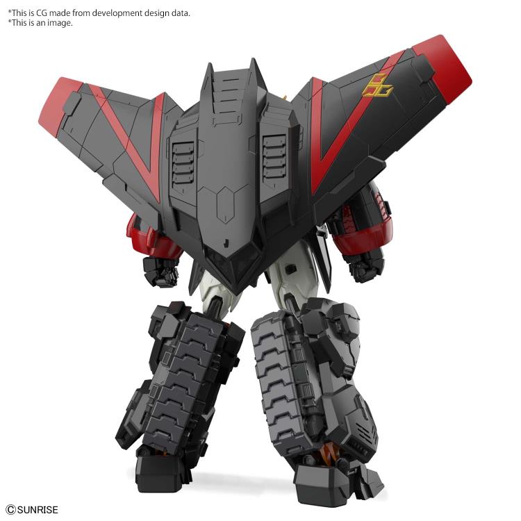 Bandai 1/144 RG The King of Braves GaoGaiGar Plastic Model Kit - High Grade Action Figure for Anime Collectors & Gundam Fans - Perfect for Display, Gift Giving & DIY Building Projects