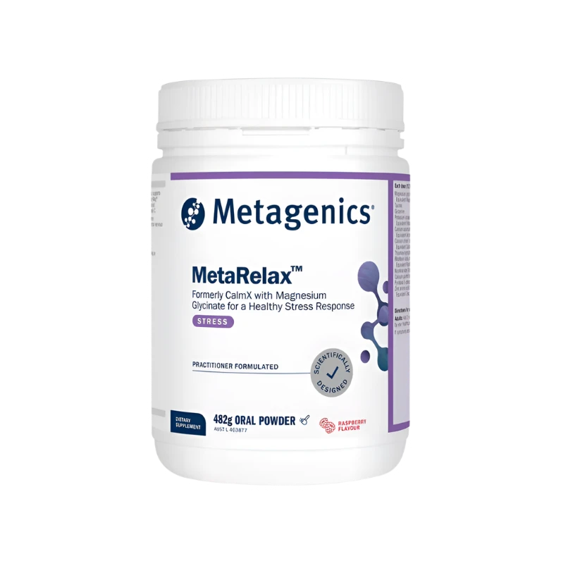 MetaRelax Stress Relief Supplement | 482g Natural Calming Aid for Anxiety & Sleep Support - Perfect for Daily Relaxation & Nighttime Use