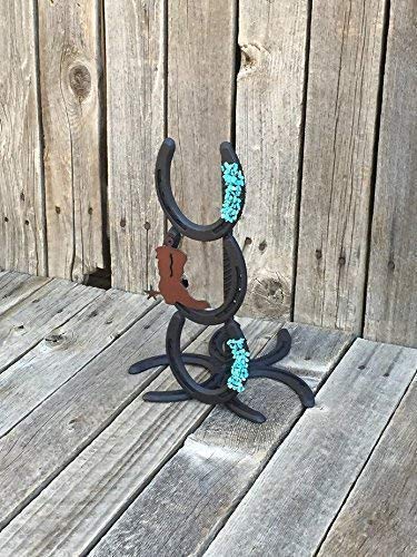 Stainless Steel Horseshoe Paper Towel Holder - Rustproof Kitchen Towel Rack for Farmhouse, Western, or Ranch Style Decor - Perfect for Kitchen, Bathroom, or RV Use