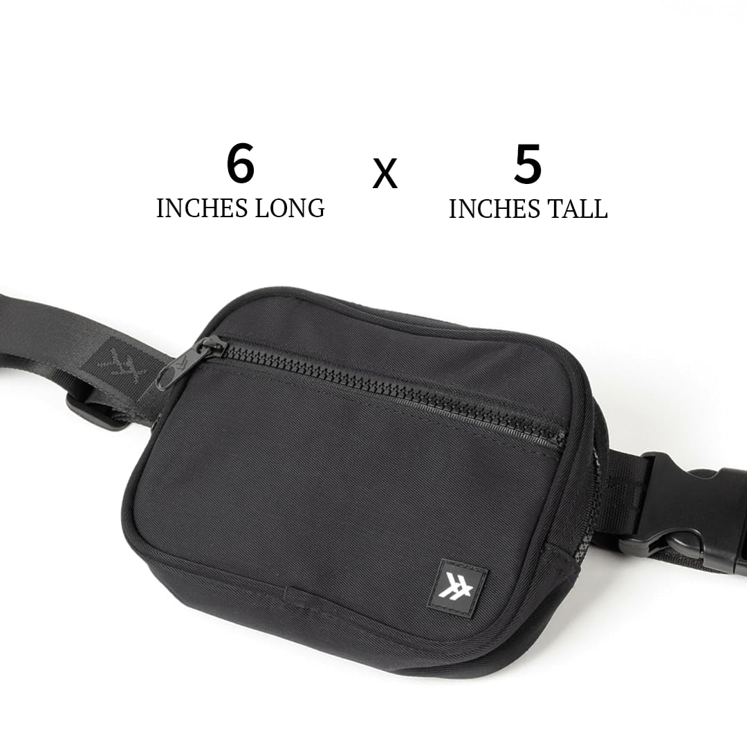 Thread Wallets Fanny Pack - Durable Crossbody Sling Bag for Women & Men | Stylish Travel Waist Pack for Phone, Wallet & Essentials | Perfect for Hiking, Concerts & Daily Use (Magenta)