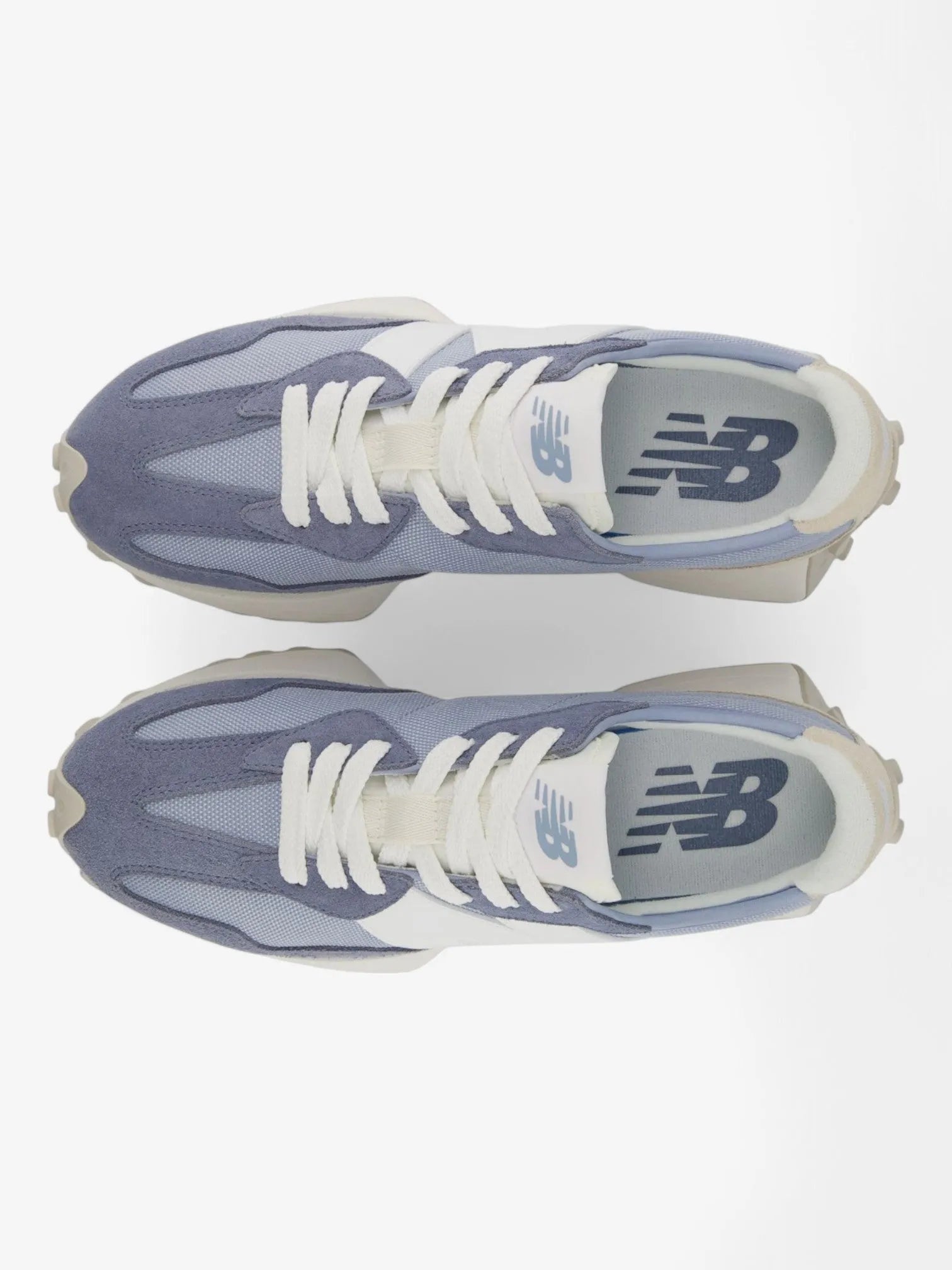 New Balance 327 Sneakers - Blue & White Casual Shoes for Men & Women | Comfortable Walking & Running Shoes for Everyday Wear