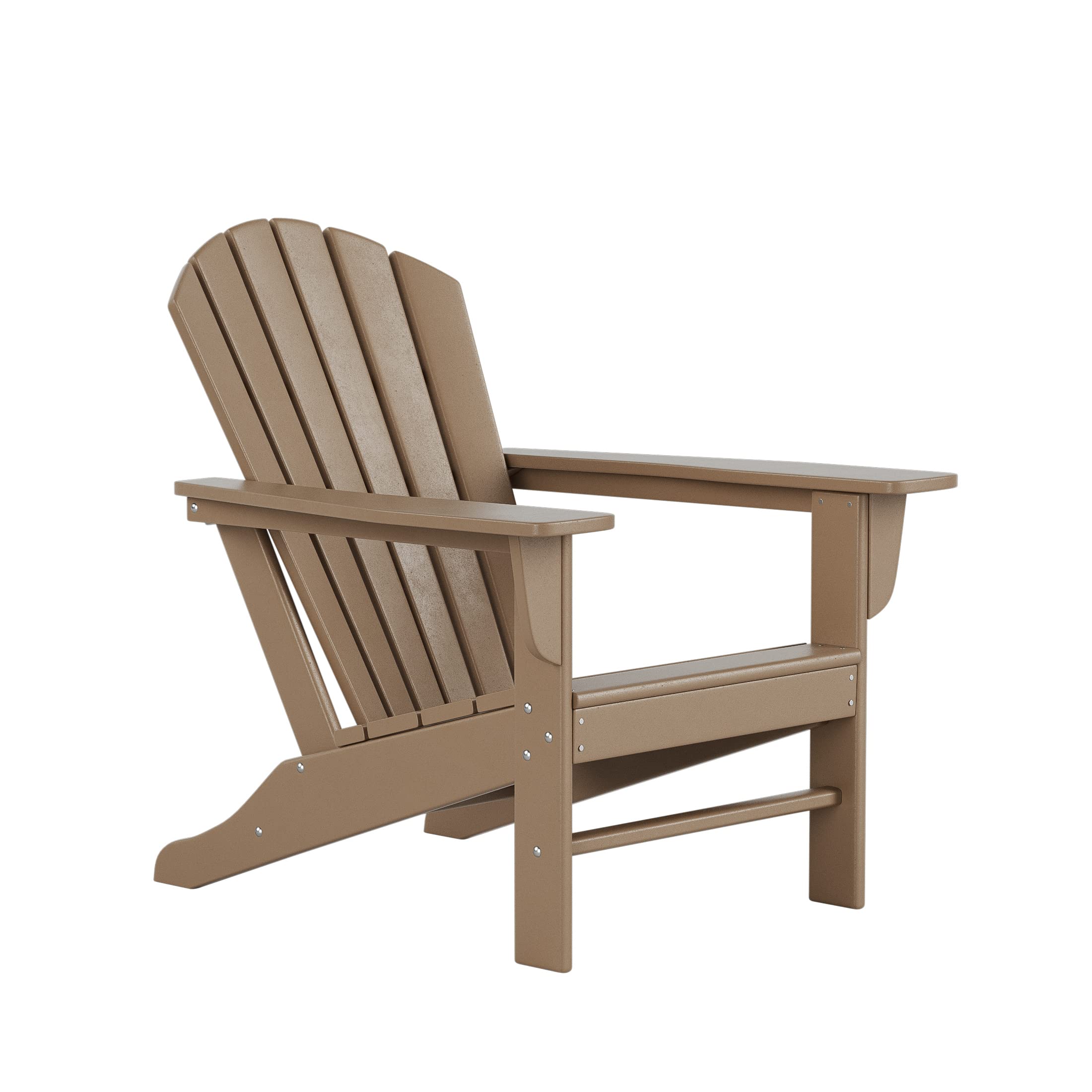 WestinTrends Dylan Outdoor Adirondack Chair with Side Table Set - Patio Furniture for Garden, Deck, Poolside & Backyard Relaxation