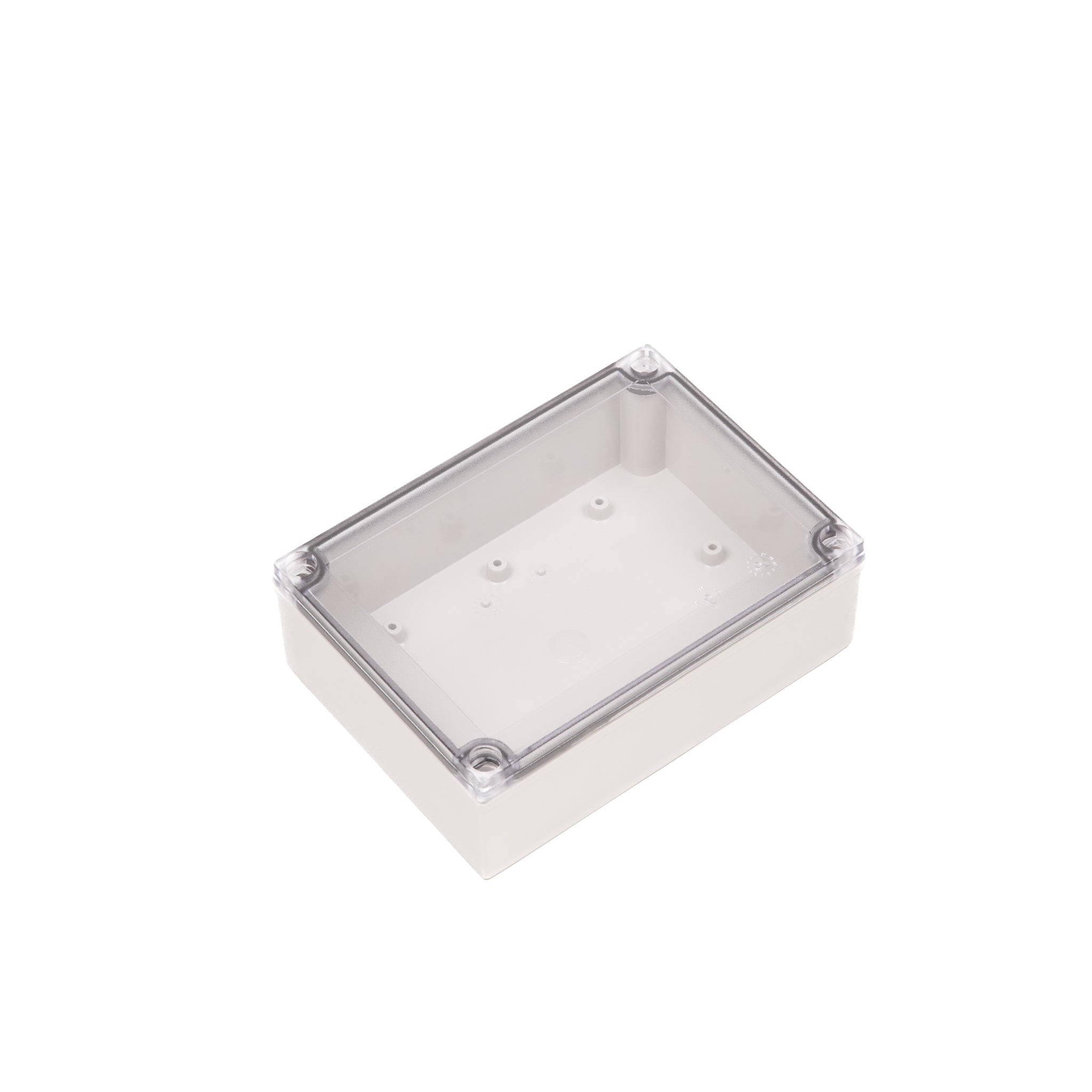 Boxco M Series 5.12 x 7.09 x 2.36 Inches (130 x 180 x 60mm) Waterproof Plastic Enclosure - IP67 & IK08 Rated Polycarbonate Case with Transparent Cover & Screw Mounting - Ideal for Outdoor Electronics, Industrial Equipment & DIY Projects