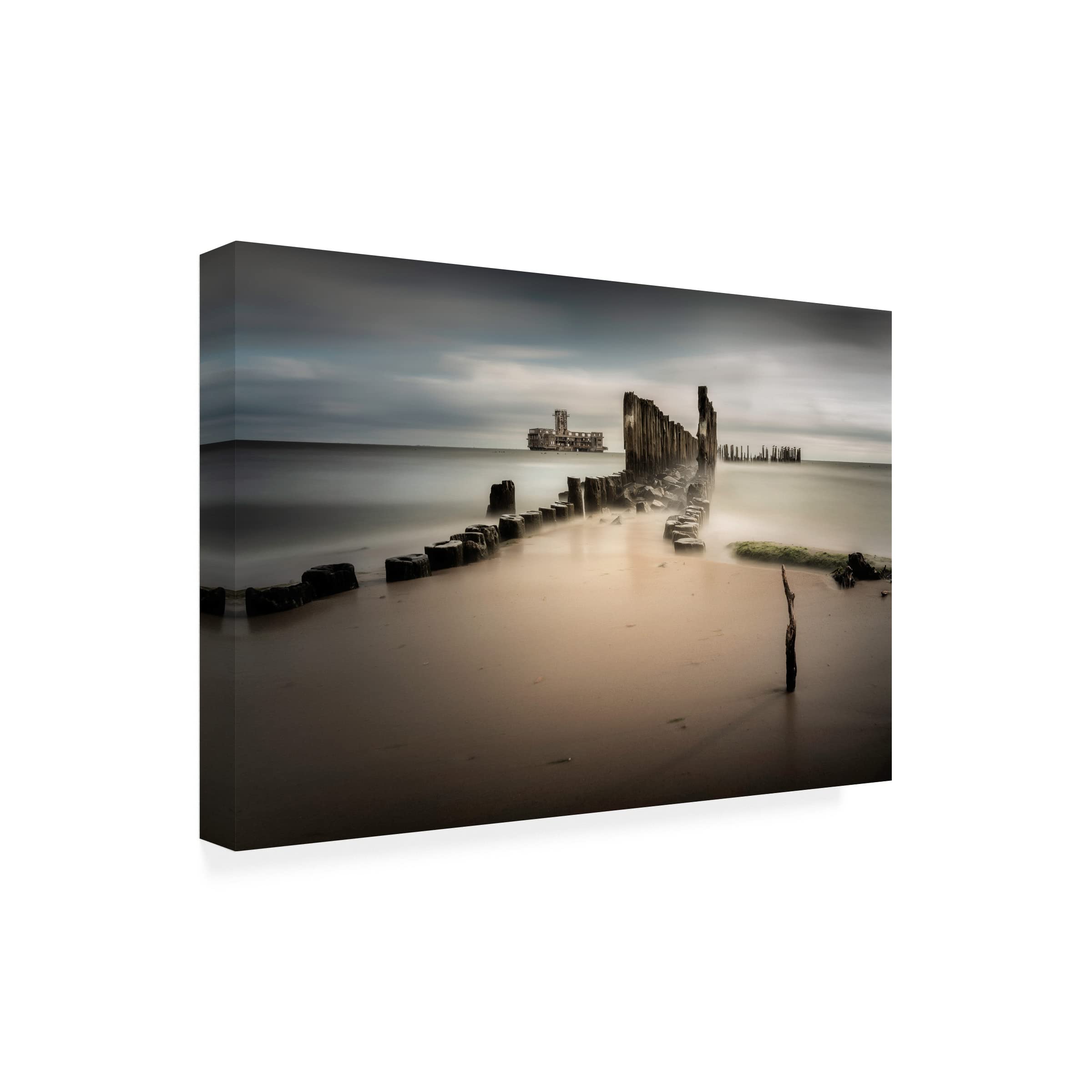 Trademark Fine Art 'Torpedownia' Canvas Print by Marian Kuric - Modern Abstract Wall Art for Living Room, Bedroom & Office Decor