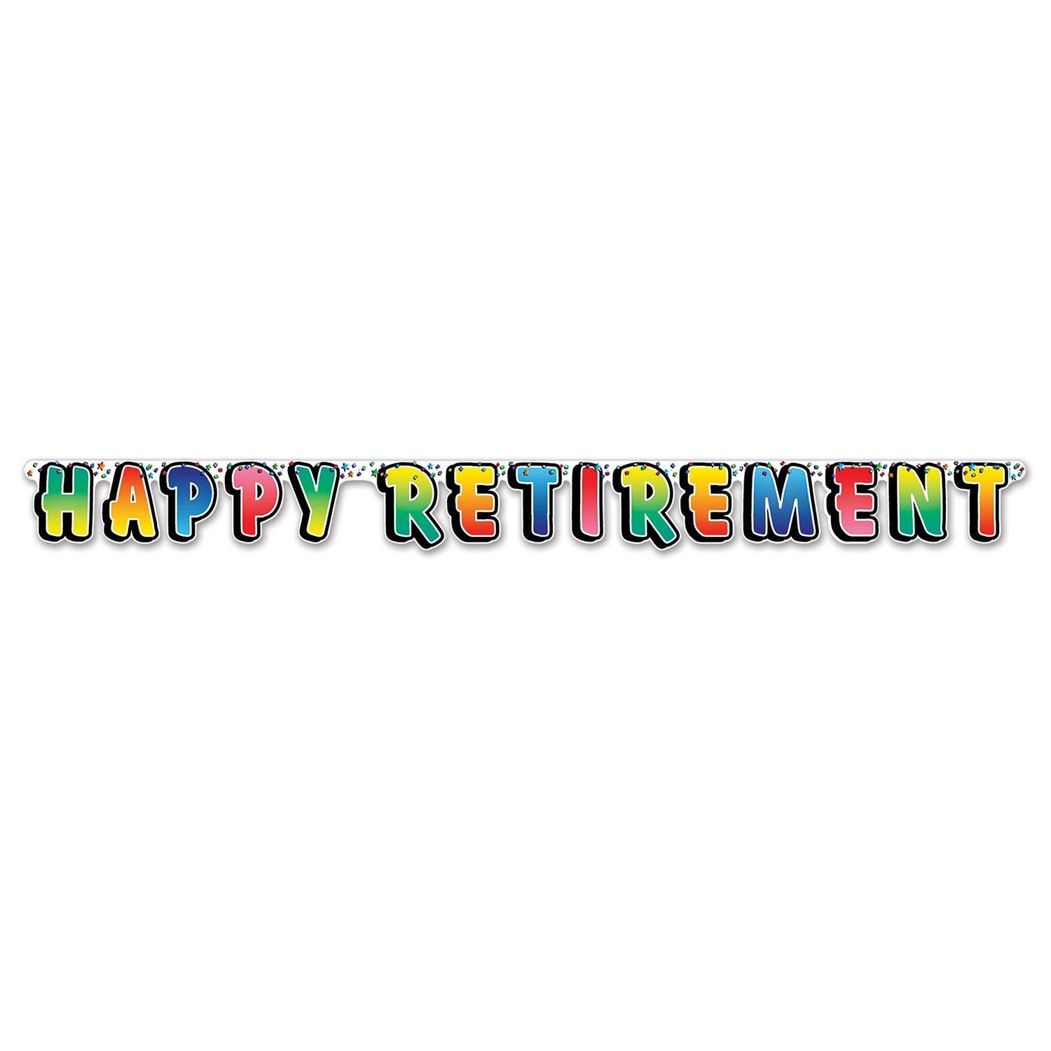12 Pack Happy Retirement Party Streamers - Colorful Decorative Ribbons for Retirement Celebrations, Office Parties & Festive Events