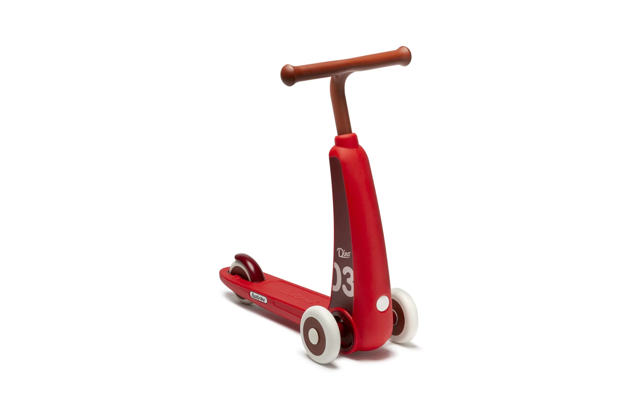 Italtrike Mini Eolo Dino Scooter - 3 Wheel Kids Scooter for Ages 2-5 | Dinosaur Design, Adjustable Handlebar | Perfect for Outdoor Play, Backyard Fun & Preschool Riding