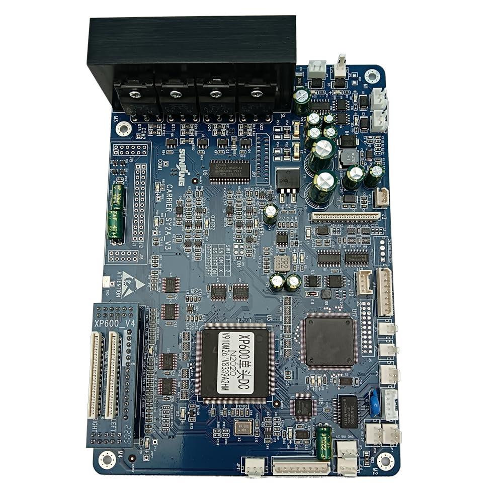 XP600 Carriage Board Single Head Driver Board for UV Senyang Printer - Replacement Part V910M26/V8339A2HM - Compatible with UV Printing Machines for Signage, Textile & Industrial Applications