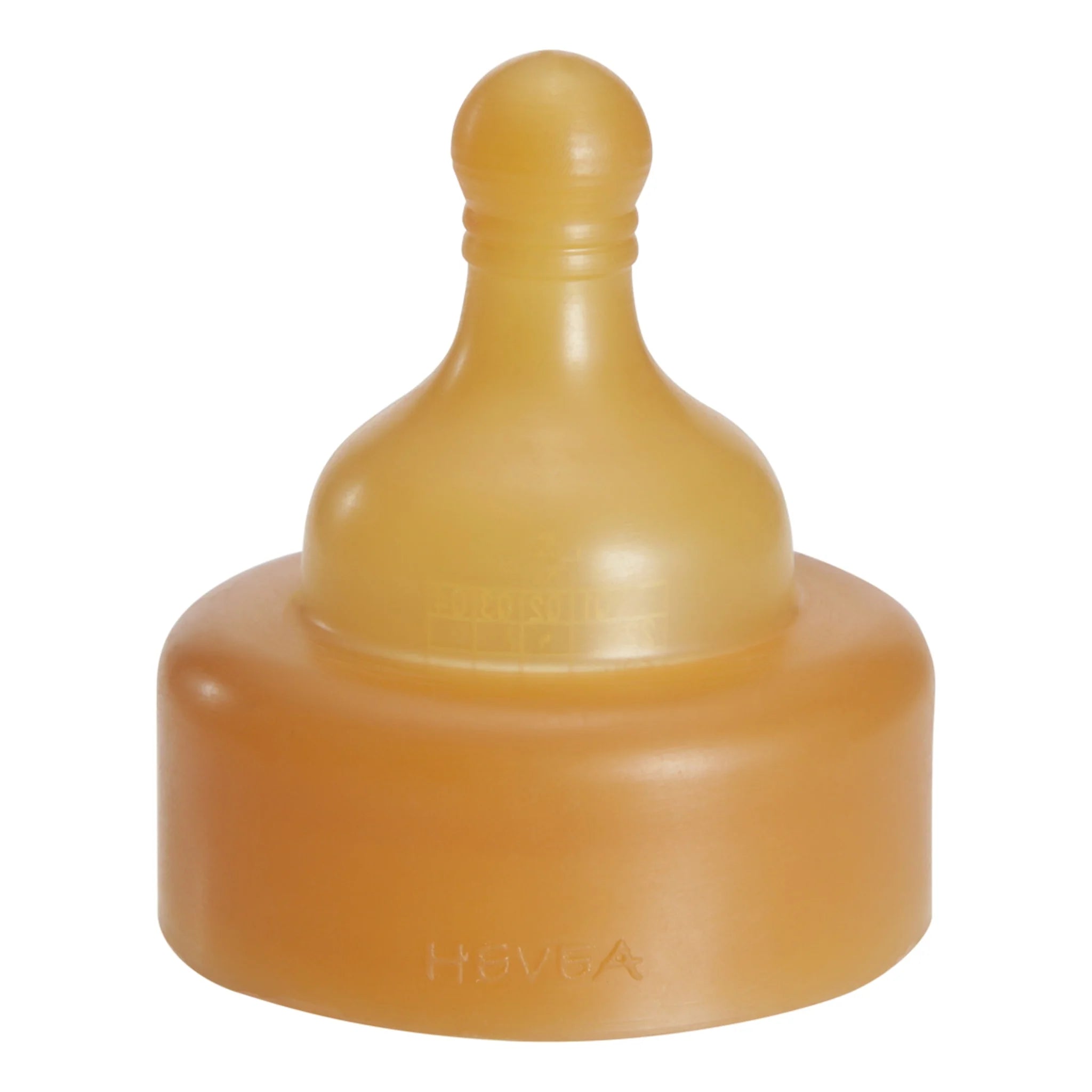 Hevea Natural Rubber Wide Neck Baby Bottle Nipple - BPA-Free, Soft & Flexible for Comfortable Feeding - Perfect for Breastfed Babies & Transitioning to Bottle