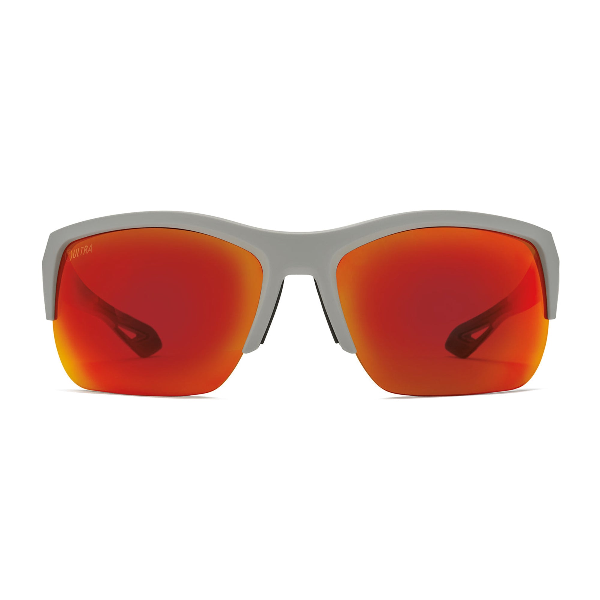 Arcata SR Polarized Sunglasses - Justin Turner Matte Grey Frame with Ultra Grey 12 Red Mirror Lenses for Men - Perfect for Driving, Fishing & Outdoor Sports