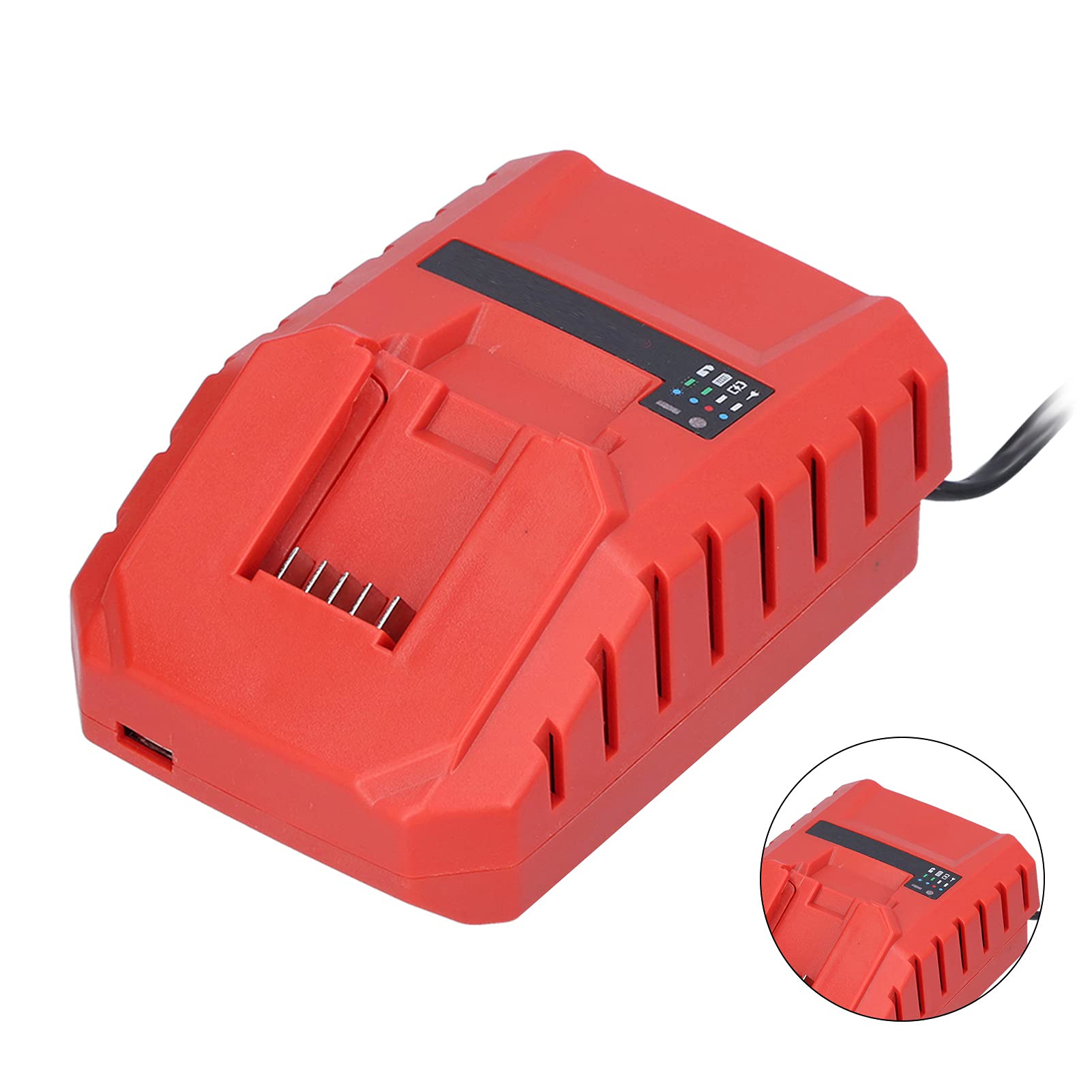 4A 100-240V Fast Battery Charger with Temperature Control - Replacement for Hilti 12V C4/12-50 Charger - Universal Power Tool Accessories (US Plug) - Perfect for Construction Sites & DIY Projects