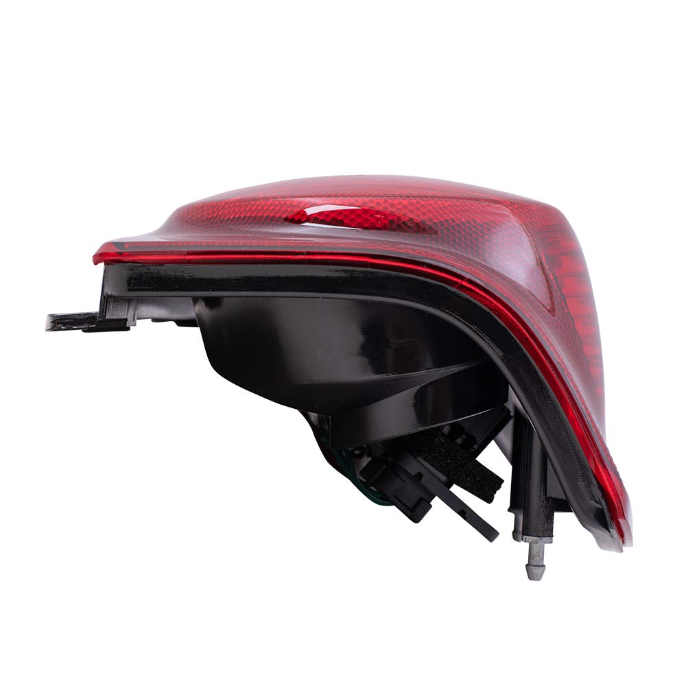Brock Replacement Tail Light Set - Driver & Passenger Side Compatible with 2005-2007 Jeep Liberty (Part# 55157061AC & 55157060AD) - Perfect for Night Driving Safety & Vehicle Restoration Projects