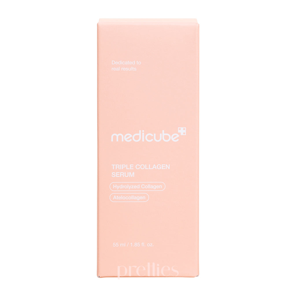 Medicube Triple Collagen Serum 4.0 - 55ml Anti-Aging Face Serum with Hyaluronic Acid for Wrinkles & Hydration - Perfect for Night Skincare Routine & Daily Moisturizing