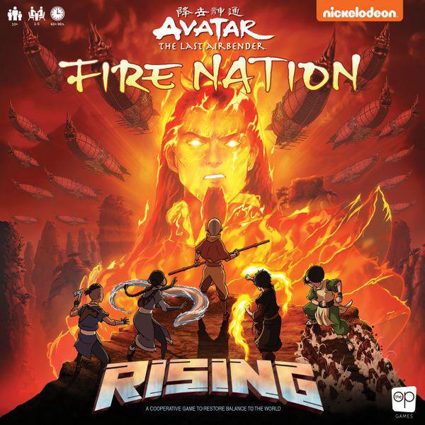 Avatar: The Last Airbender Fire Nation Rising Board Game - Strategy Adventure Game for Teens & Adults - Perfect for Family Game Nights & The Last Airbender Fans