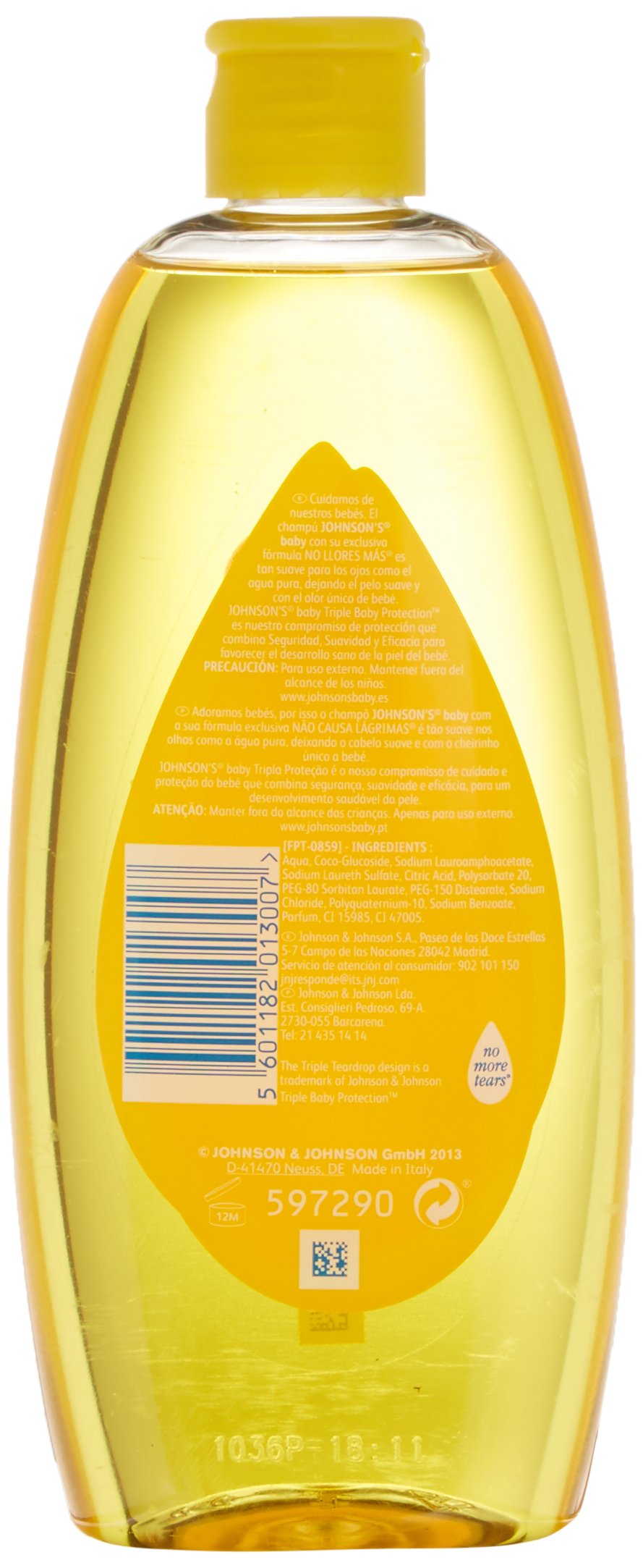 Johnson & Johnson Baby Shampoo 10.19oz - Gentle Wash for Kids & Newborns