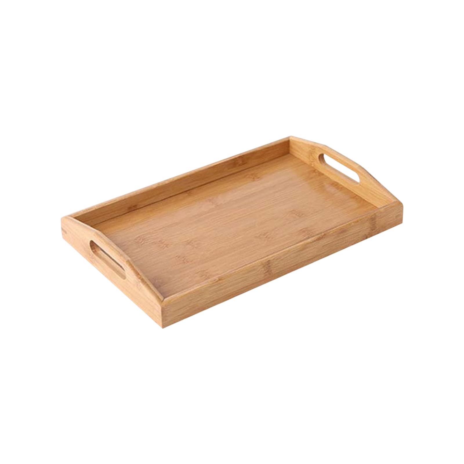 Bamboo Serving Tray for Tea, Bread, BBQ - Eco-Friendly Wooden Tray for Home, Hotel & Restaurant Use - Perfect for Afternoon Tea, Breakfast, and Outdoor Dining