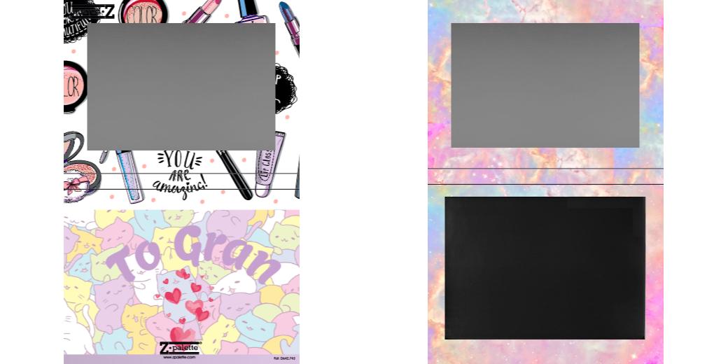 Custom Extra Large Z Palette - Magnetic Makeup Palette for Eyeshadow & Blush - Perfect for Professional Makeup Artists & Travel