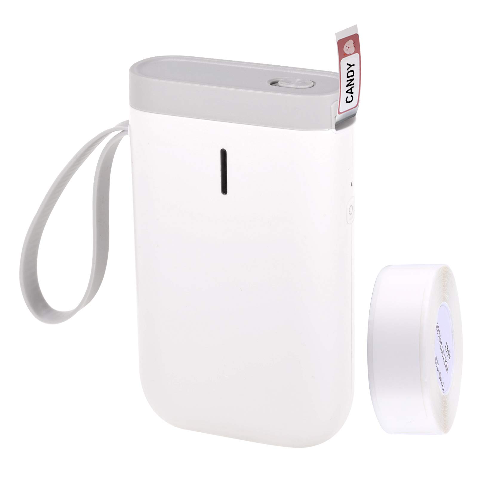 Fesjoy Portable Thermal Label Printer - Wireless Bluetooth Handheld Label Maker for Name Tags, Price Stickers & Shipping Labels | Compact Pocket Size with Mobile App | Includes 6 Rolls Thermal Paper | Perfect for Small Business, Retail & Home Organization