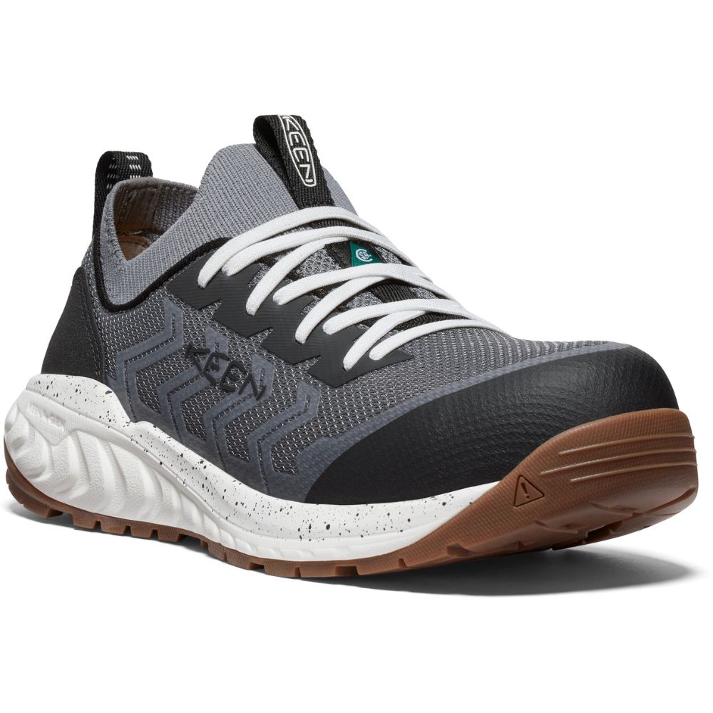 Keen Arvada Shift Men's Composite Toe Athletic Work Shoes - Lightweight & Safety Toe Certified for Construction, Warehouse & Outdoor Work (Grey)