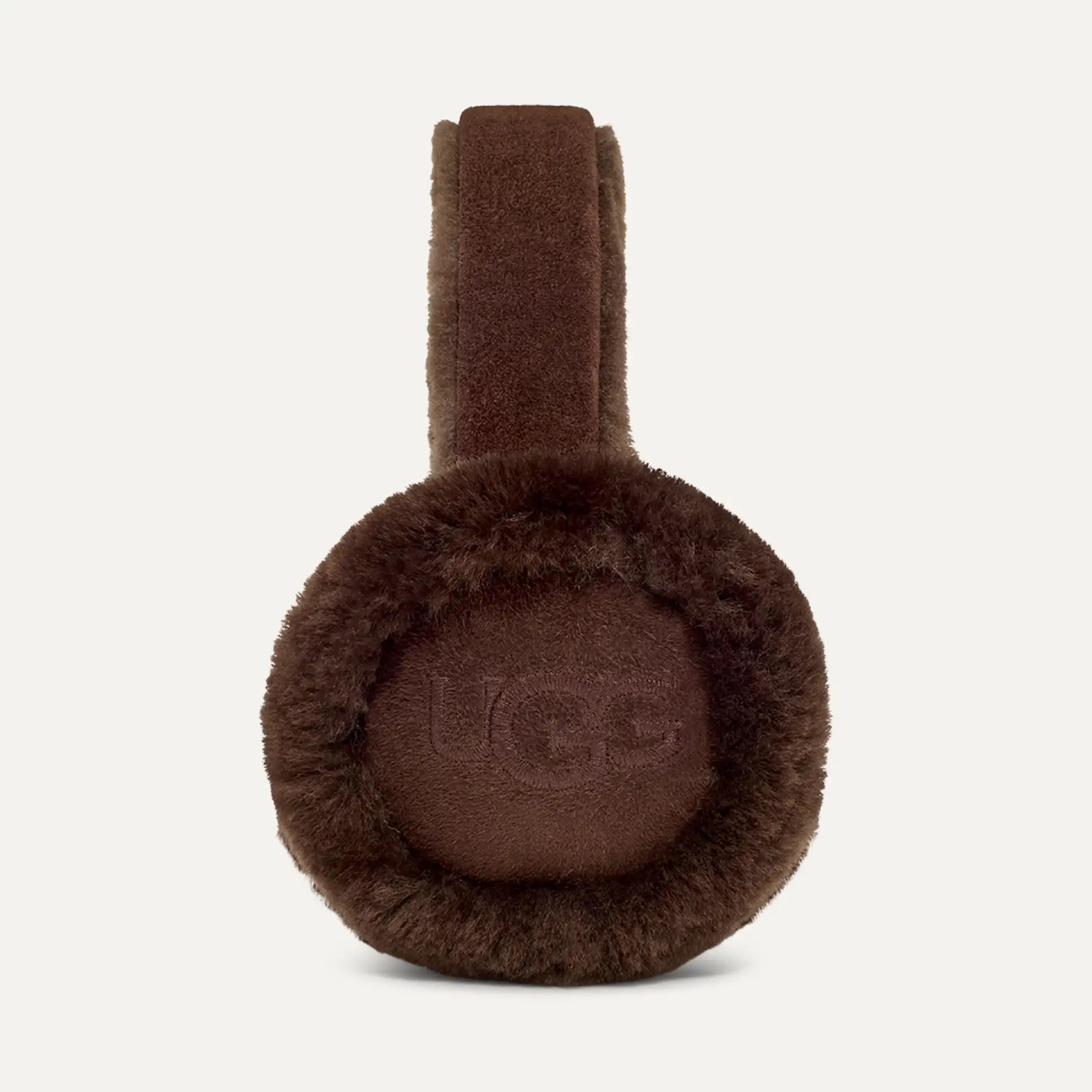 UGG Women's Sheepskin Embroidered Earmuffs - Winter Warm Fleece Lined Ear Muffs for Cold Weather - Perfect for Outdoor Activities, Skiing, and Snowboarding
