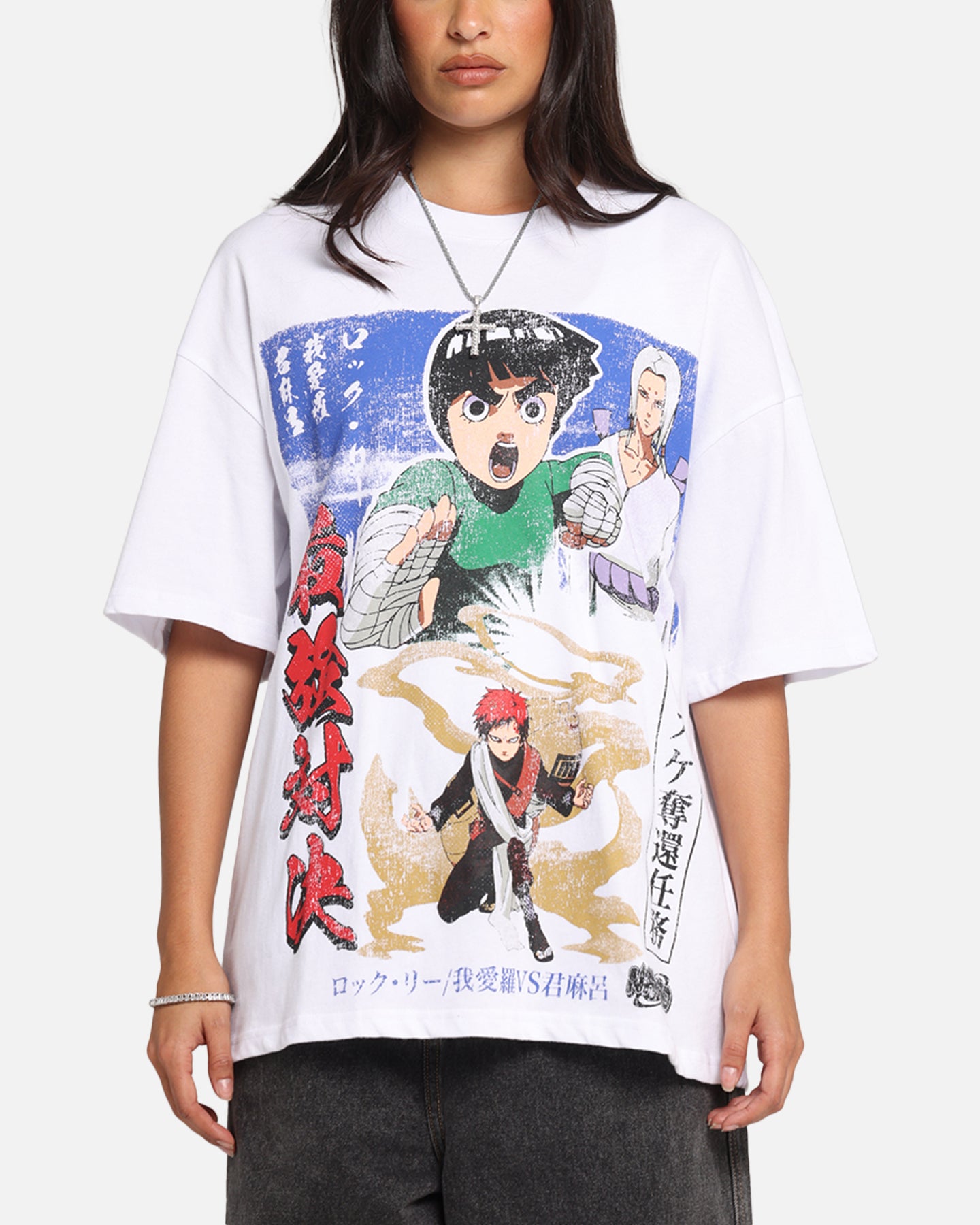 Naruto Kimimaro Vintage Anime T-Shirt - White Cotton Graphic Tee for Men & Women | Casual Wear, Cosplay, and Anime Conventions