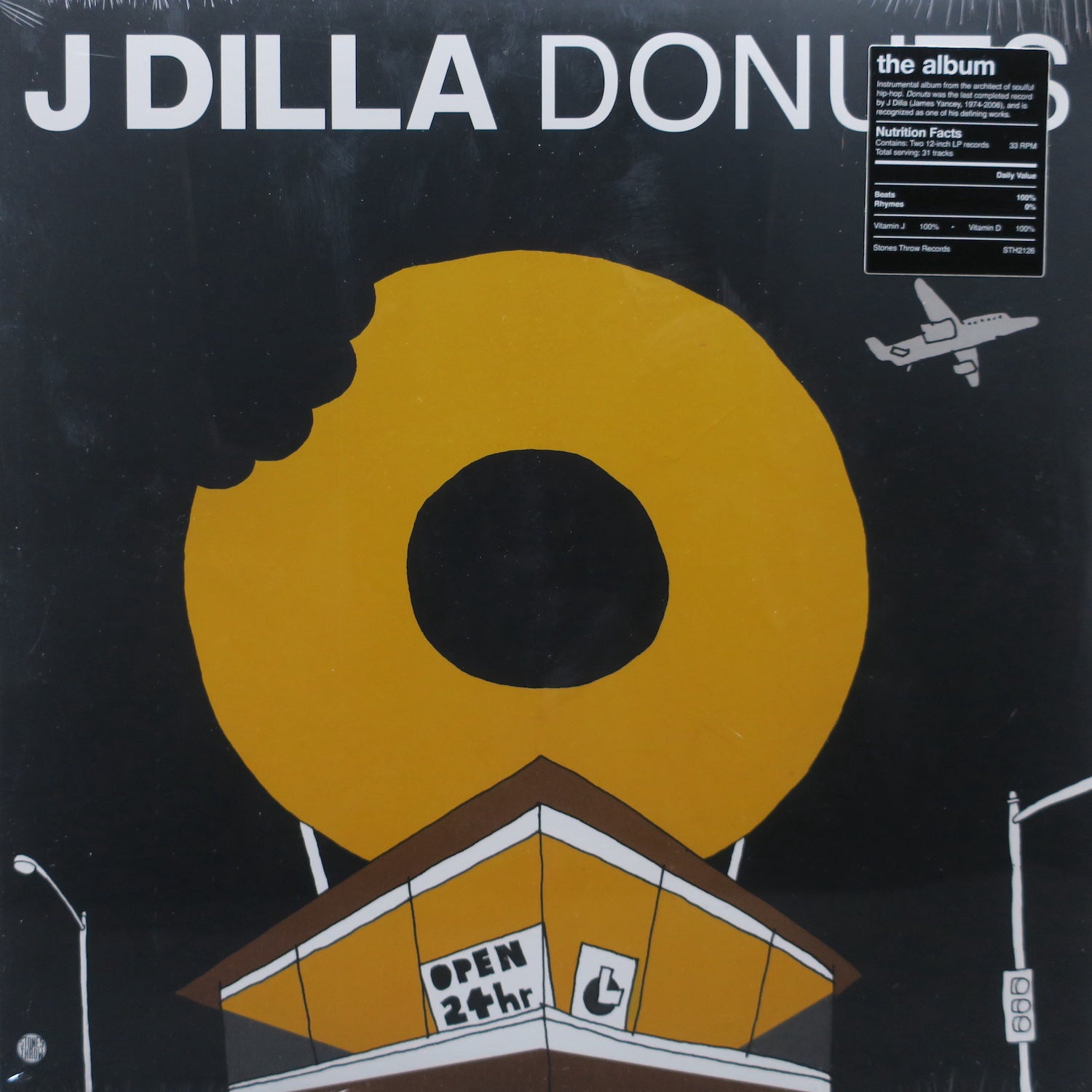 J DILLA 'Donuts' Vinyl 2LP Record - Limited Edition Hip Hop Instrumental Album for DJs & Music Collectors - Perfect for Home Listening, Studio Sessions & Vinyl Enthusiasts