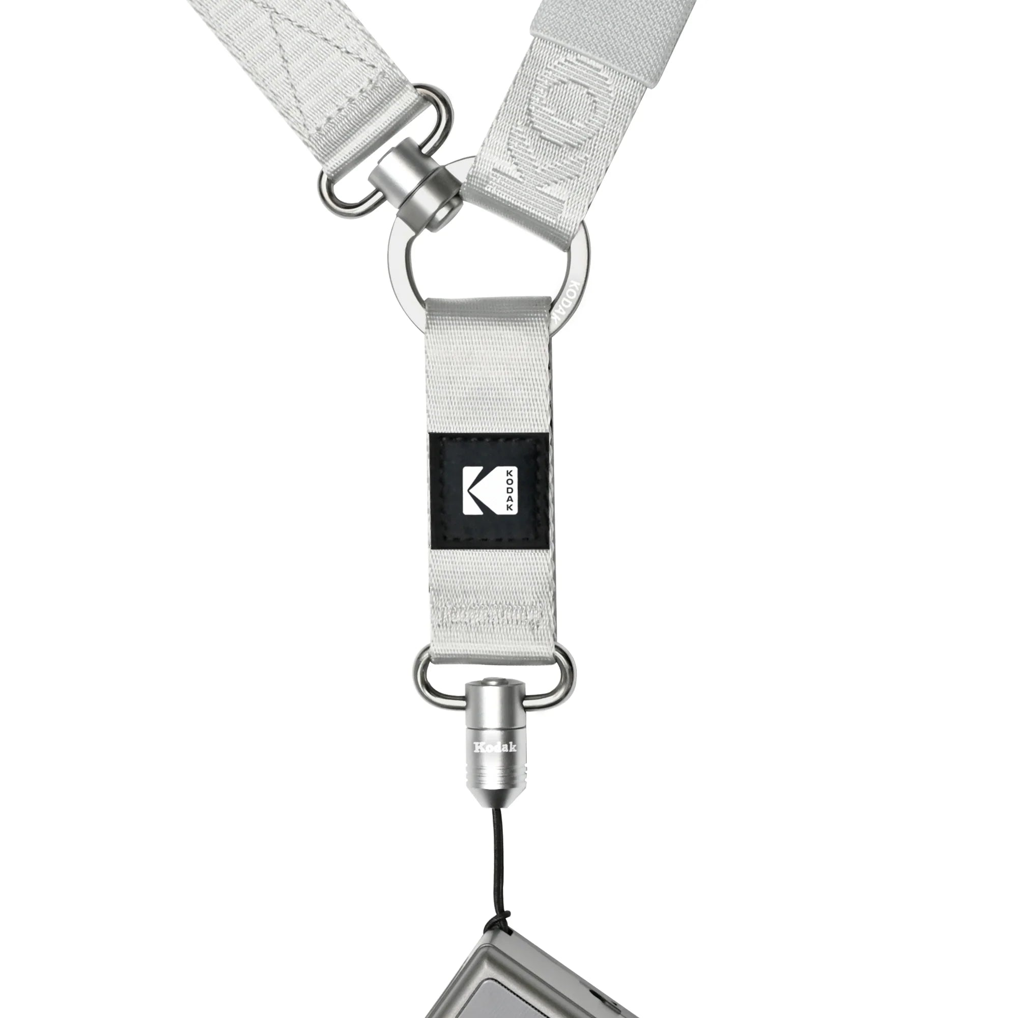 KODAK Multi-Purpose Adjustable Camera Strap (Silver) - Comfortable Neck & Shoulder Support for DSLR, Mirrorless, Binoculars - Perfect for Travel, Hiking, Photography Enthusiasts