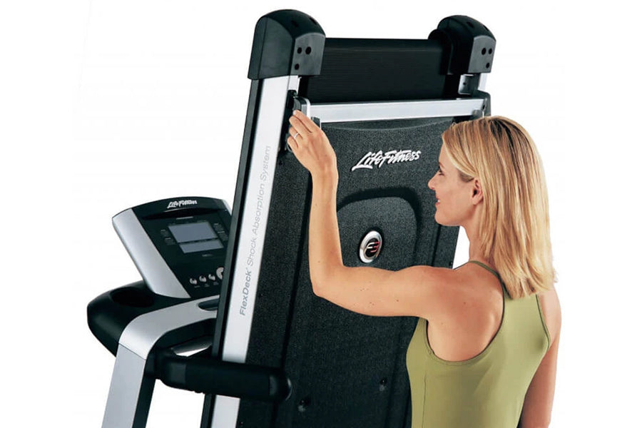 Life Fitness F3 Folding Treadmill - Compact Home Gym Equipment for Cardio Workouts & Small Spaces | Perfect for Home Office, Apartment & Indoor Fitness