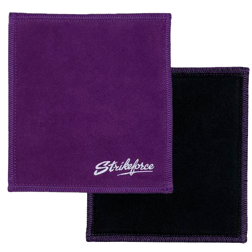 KR Strikeforce Shammy Leather Pad - Purple & Black - Premium Gun Cleaning & Maintenance Accessory for Firearm Enthusiasts | Perfect for Range Days & Hunting Trips