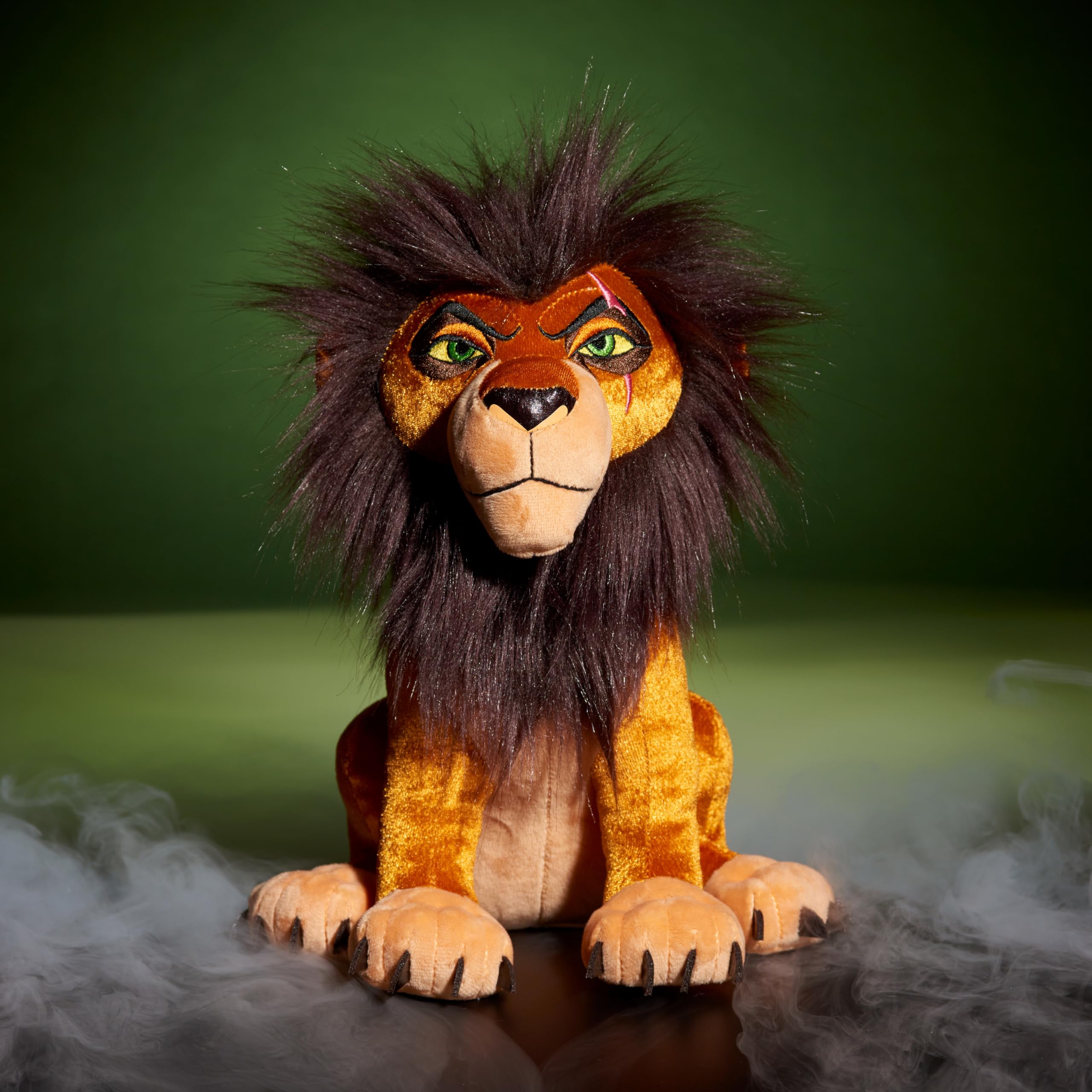 Disney Villains Scar 13-inch Plush Stuffed Animal Toy - The Lion King Collectible for Kids Ages 3+ | Perfect for Birthday Gifts, Disney Collections, and Lion King Themed Decor by Just Play