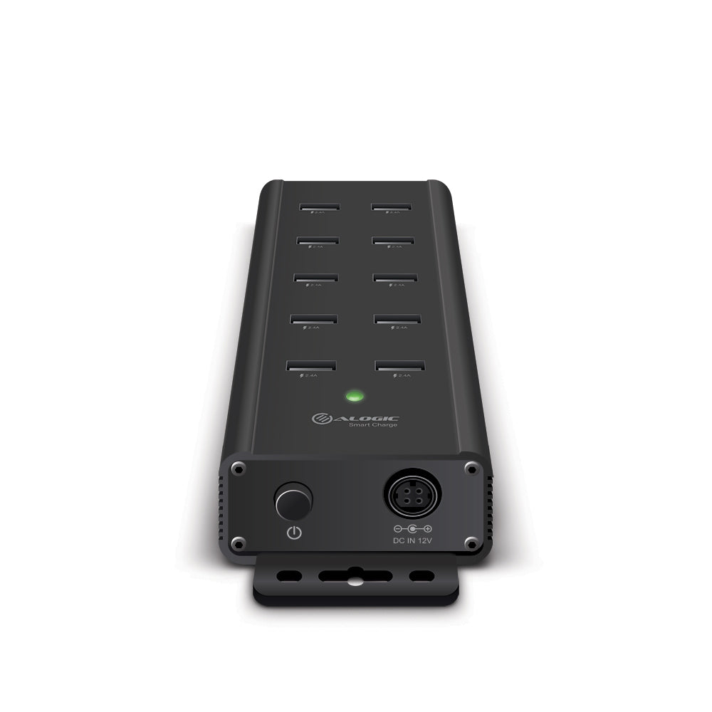 10-Port USB Charging Station with Smart Charge Technology - Fast Charging Hub for Phones, Tablets & More | Perfect for Home, Office & Travel