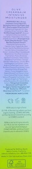 McEvoy Ranch Olive Creambalm Intensive Moisturizer 2-Pack - Ultra Hydrating Face & Body Cream with Organic Olive Oil - Perfect for Dry Skin Care & Gift Sets