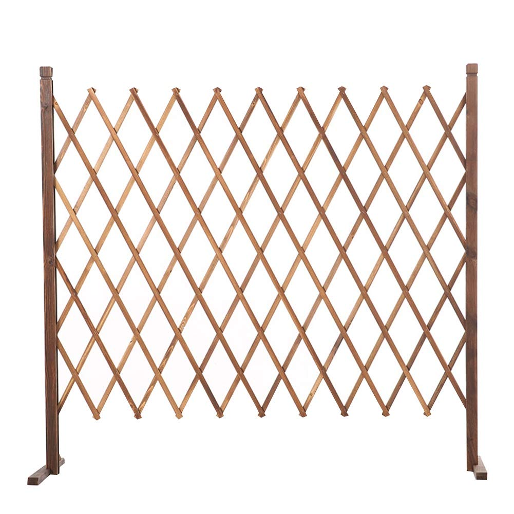 ZENGAI Expandable Wooden Garden Fence Screen - 4 Pack (200cm x 70cm) for Vegetable Gardens, Flower Beds, Pet Partitions & Plant Climbing Support | Outdoor Decorative Barrier for Yard, Patio & Landscape Design