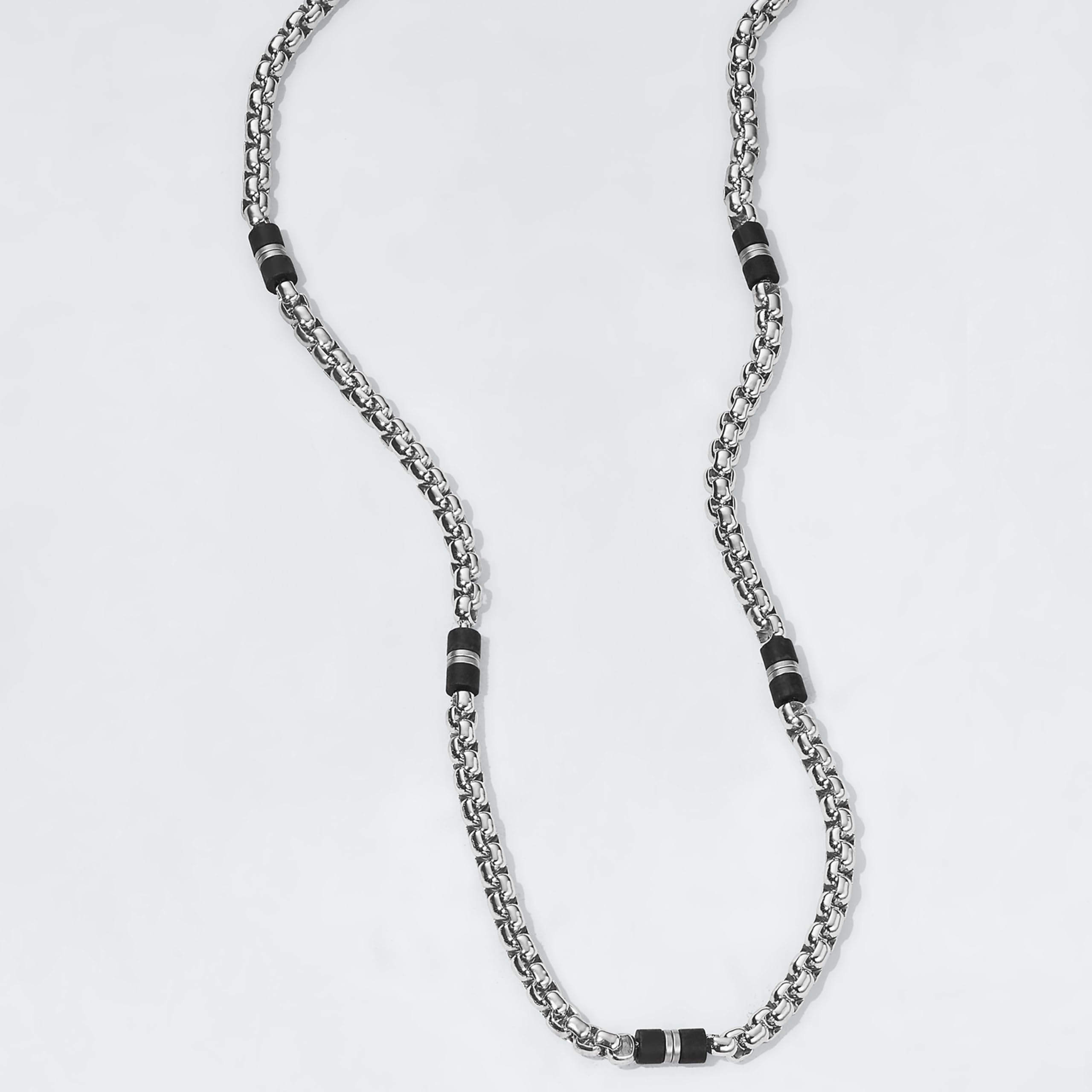 Fossil Men's Stainless Steel or Leather Necklace - Stylish & Durable Jewelry for Everyday Wear, Gifts & Special Occasions