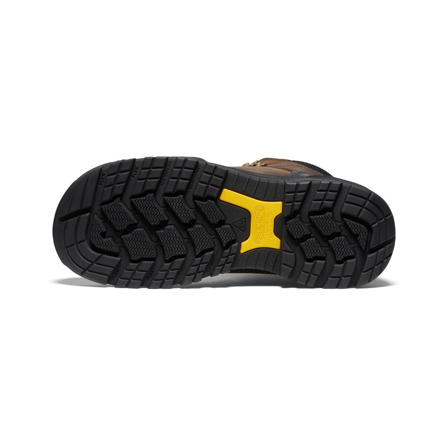 Men's Independence 6 Waterproof Work Boots - Soft Toe, Dark Earth/Black - Ideal for Construction, Hiking & Outdoor Work