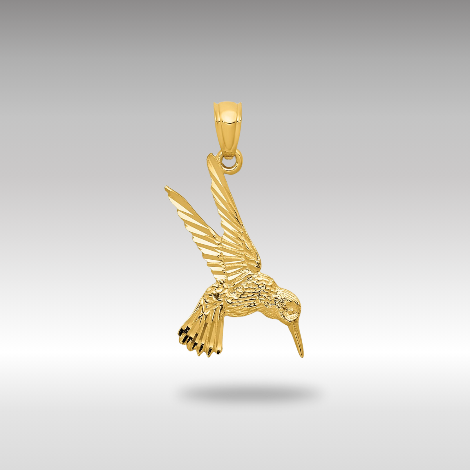 Elegant Gold Hummingbird Pendant Necklace - Model YC597 - Perfect Gift for Women, Birthday, Anniversary & Special Occasions