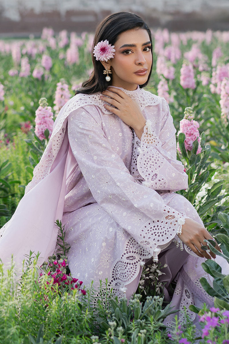 Elegant 3-Piece Chikankari Suit Set - Forest Fog Color - Traditional Indian Embroidery Outfit for Women | Perfect for Weddings, Festivals & Special Occasions