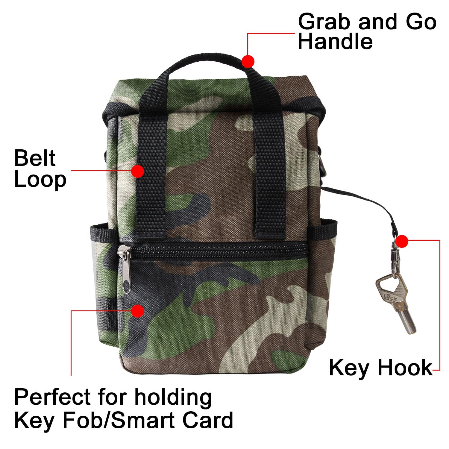 **Men's & Women's Camo Crossbody Bag - Small Designer Shoulder Bag with Phone Pouch - Perfect for Travel, Hiking & Everyday Use**