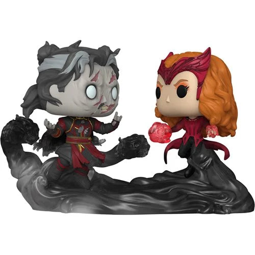 Doctor Strange in the Multiverse of Madness Dead Strange & Scarlet Witch Pop! Vinyl Figures 2-Pack - Collectible Marvel Movie Merchandise for Fans and Display