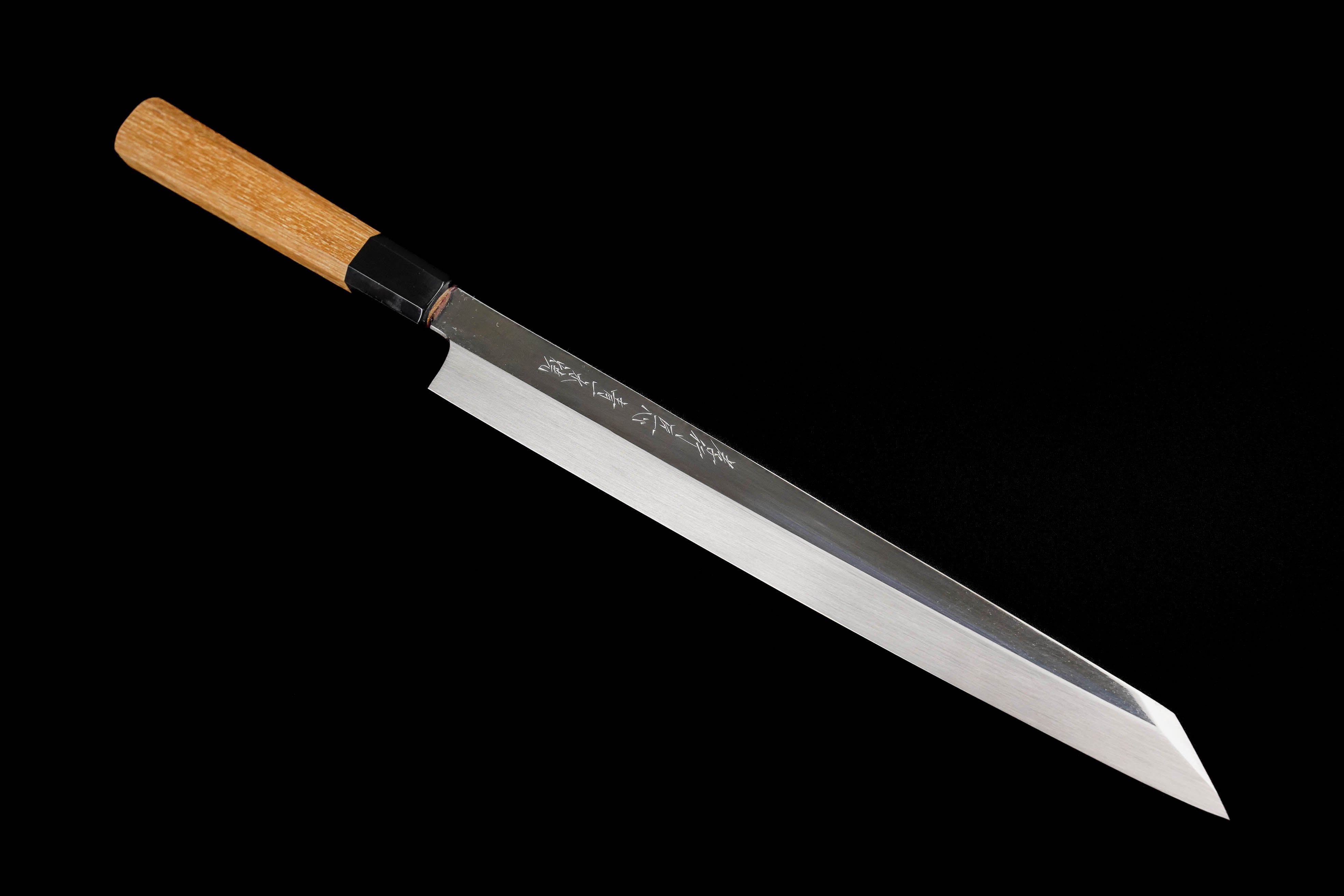 Premium Sakai Takayuki Kiritsuke Yanagiba Knife 300mm - Blue #1 Steel by Master Smith Kenji Togashi - Japanese Sushi & Sashimi Chef's Knife for Professional Kitchen & Home Cooking