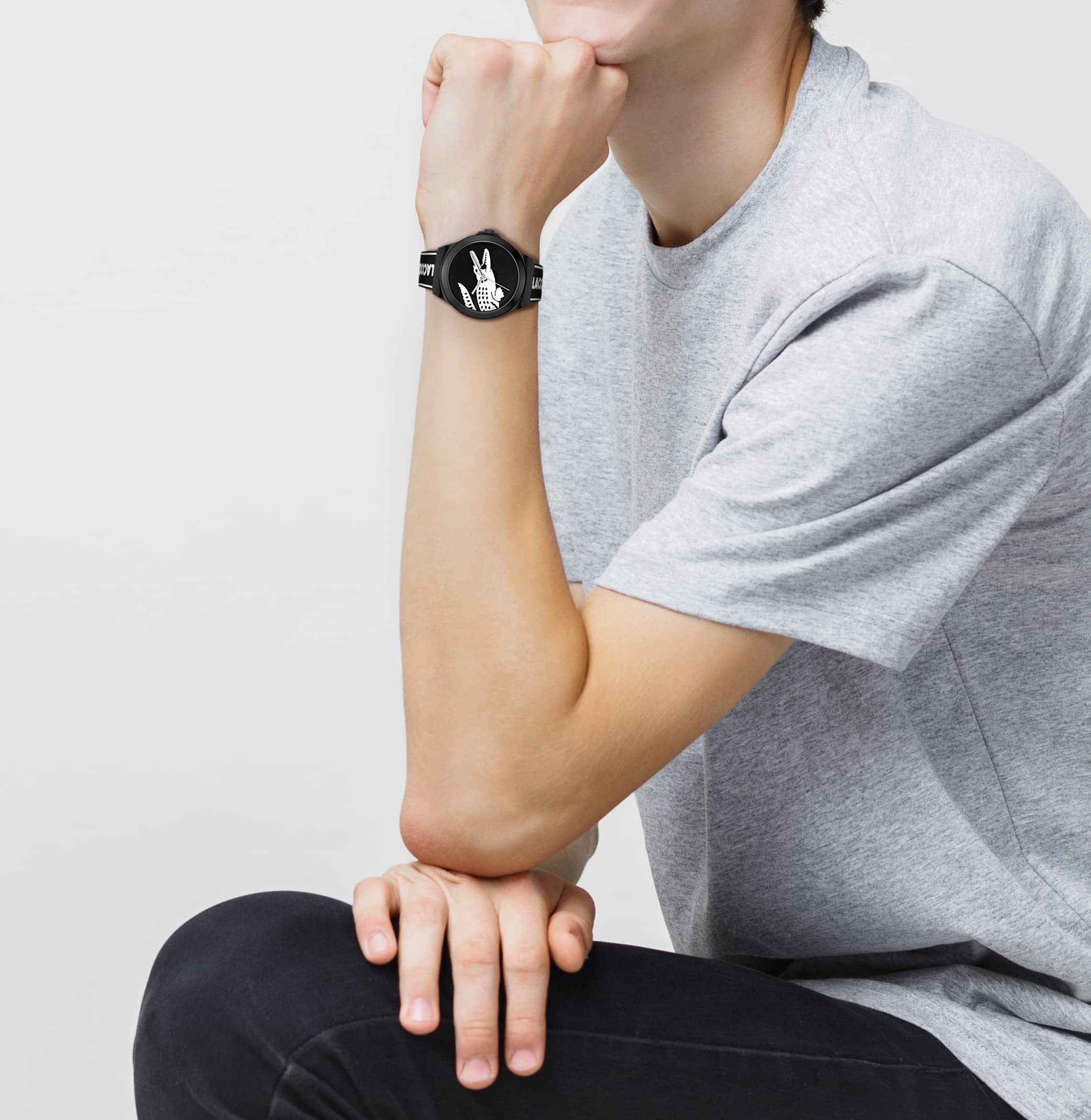Lacoste Neocroc Unisex Lifestyle Watch - Water-Resistant, Stainless Steel, Casual & Dress Wear - Perfect for Everyday, Office & Outdoor Activities