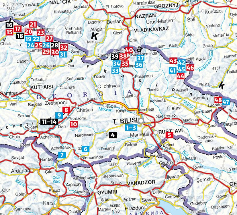 Georgia: 45 Hiking Tours in the Greater and Lesser Caucasus - GPS Tracks Included | Perfect for Adventure Travel & Outdoor Exploration